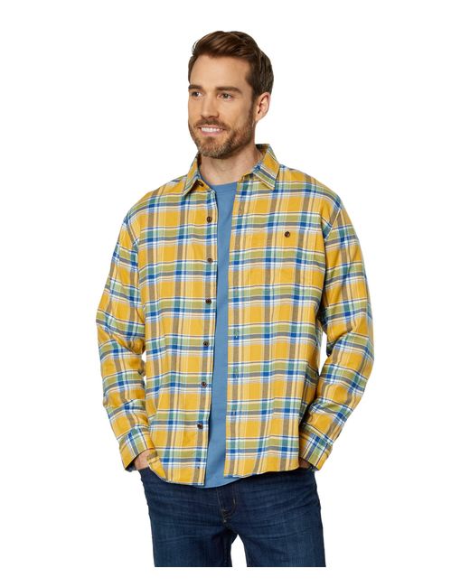 L.L. Bean Beanflex All Season Flannel Shirt Long Sleeve Traditional Fit