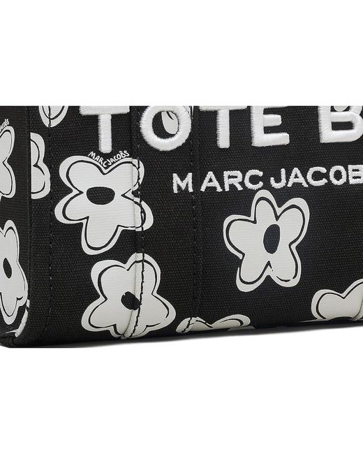 Marc Jacobs Black The Daisy Canvas Small Tote Bag Tote Handbags