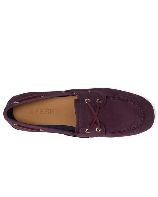 Sperry Top-Sider Purple Slimboat Shoes 10 M (B) Polyester