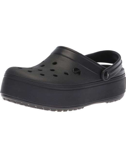 Crocs™ Crocband Platform Clog in Black - Lyst