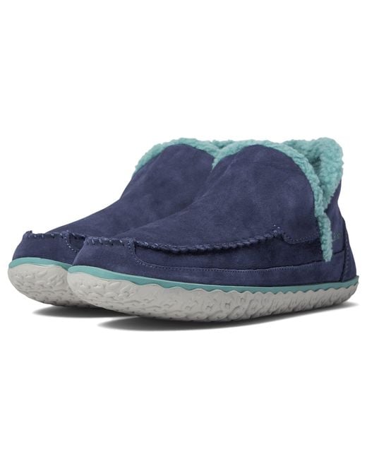 L.L. Bean Suede Mountain Slipper Boot Moc in Navy (Blue) Lyst