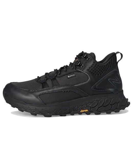 New Balance Black Fresh Foam X Hierro Mid V1 Running Shoes/Castlerock/Phantom 8.5 D for men