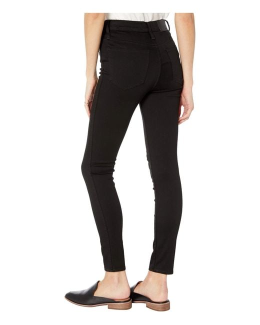 Madewell Denim 10 High-rise Skinny Jeans In Carbondale Wash in Black - Lyst