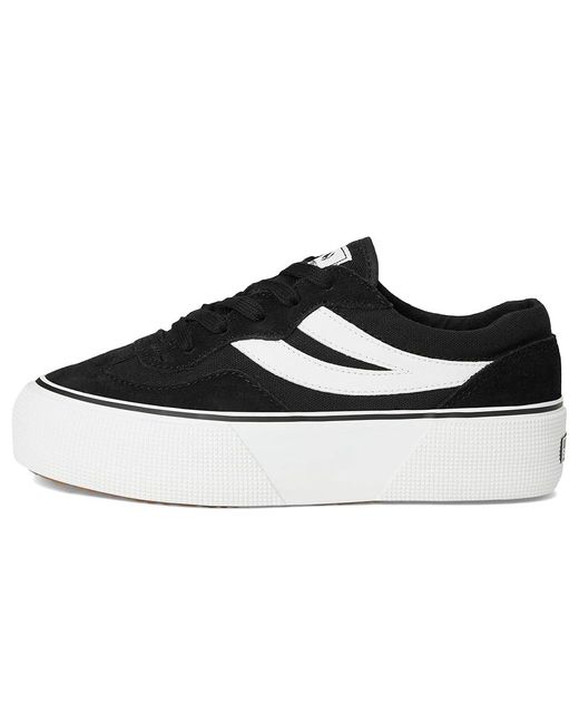 Superga Black 3041 Revolley Colorblock Platform Shoes/ Eu 42.5 (Us 9.5