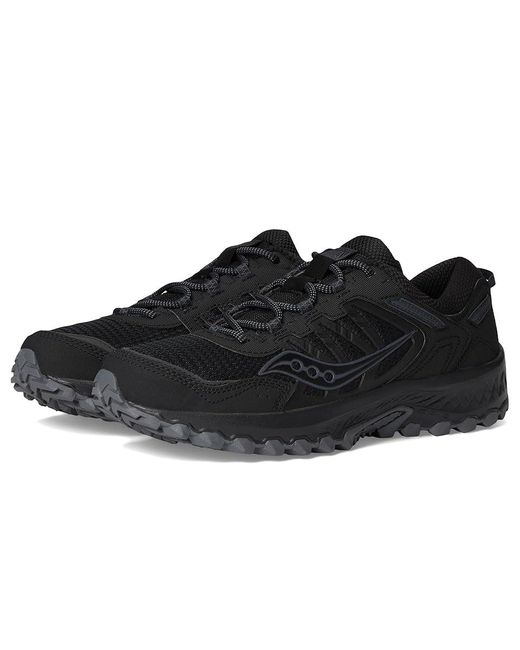 Saucony Black Grid Peak Shoes 7