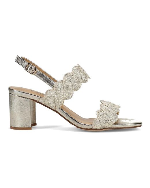 Vaneli Metallic Lettie (/Platino Weave) Sandals