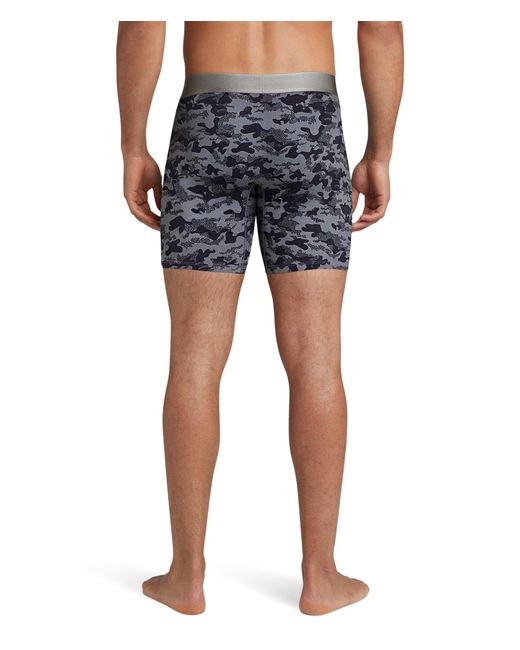 Tommy John Blue Cool Cotton Mid-length Boxer Brief 6 for men