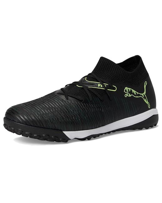 PUMA Black Future 8 Match Turf Trainer Soccer Cleats Soccer Shoes/Fizzy Light/ Terrain 10 D for men