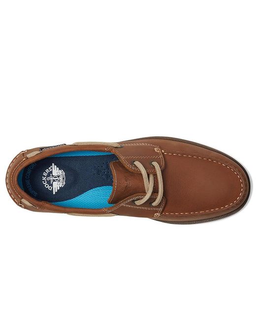 Dockers Brown Dennison Slip On Shoes 9 D for men