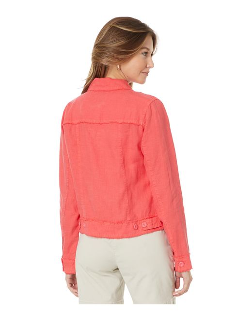 Tommy Bahama Red Two Palms Raw Edge Jacket