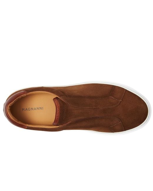 Magnanni Shoes Brown Costa Slip for men