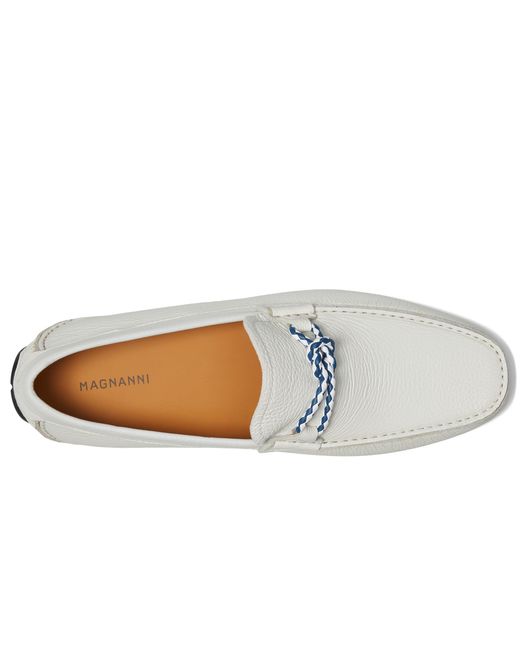 Magnanni Shoes White Montijo for men