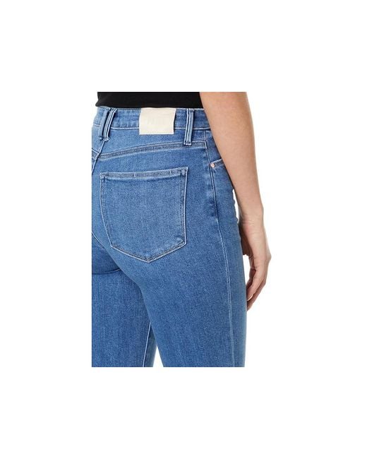 PAIGE Blue Knockout Jolene Pockets Seamed Beltloops