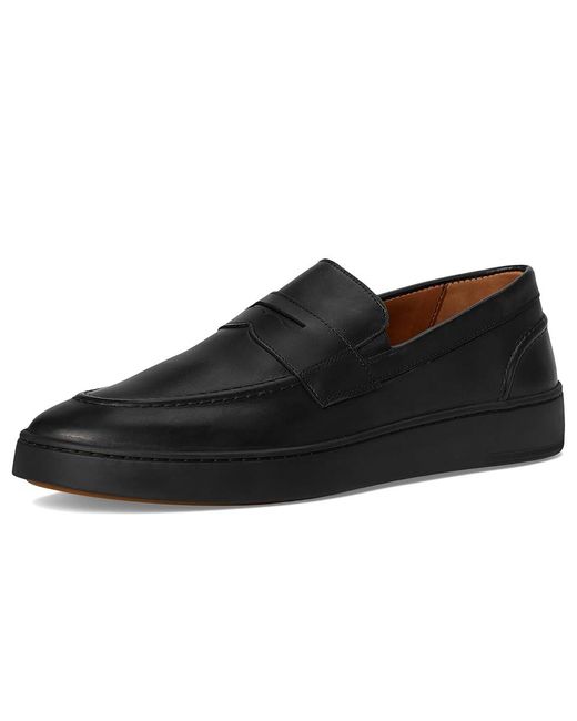 Allen Edmonds Black Randolph 2.0 Slip-On Sneaker Shoes 12 D (M) Leather/Rubber for men