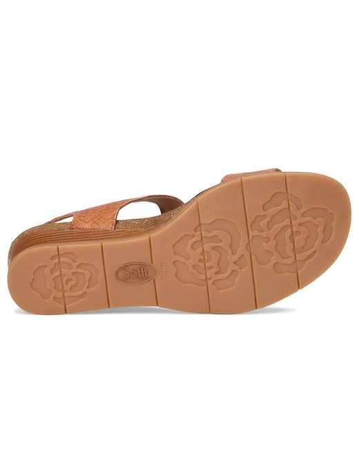 Söfft Brown Verdi Ii Sandals 6 M (B) Leather