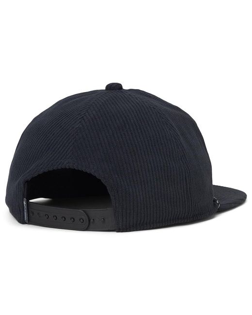 Columbia Blue Packsaddle Corduroy Snap Back Beanies/Chenille Patch, Corduroy/Polyester
