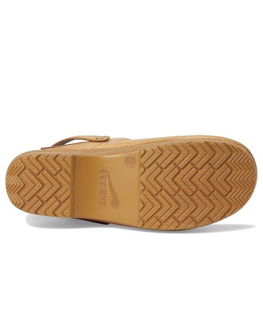Dansko Metallic Ingrid Clog Shoes, Leather