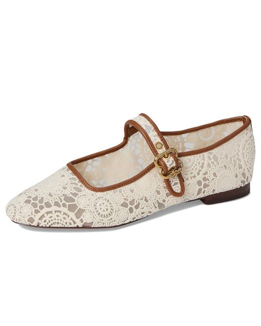 Sam Edelman Metallic Michaela Mesh 2 Flat Shoes, Leather/Mesh/Rubber
