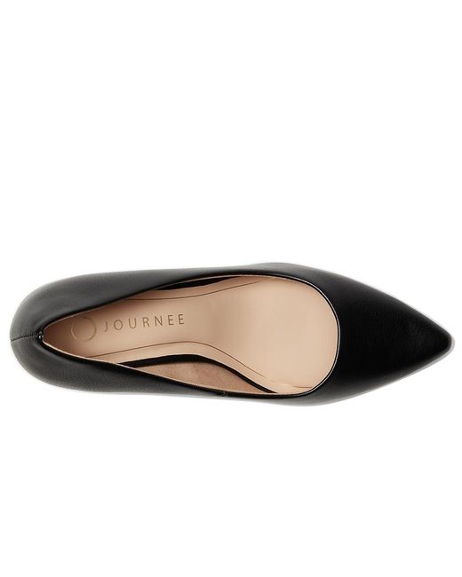 Journee Collection Black Scylee Shoes, Synthetic