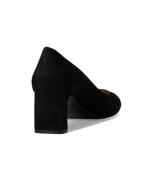 Stuart Weitzman Black Babette Pump 60 Dress Sandals, Leather