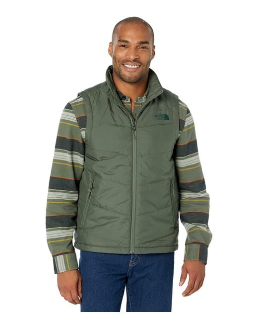 The North Face Synthetic Junction Insulated Vest in Green for Men Lyst