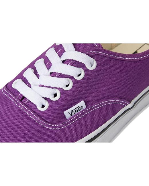 Vans Purple Authentic Skate Shoes 4.5