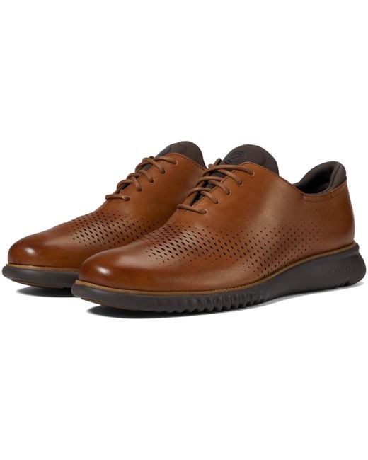 Cole Haan Natural 2.zerogrand Laser Wing Tip Oxford Lined for men