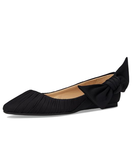 Badgley Mischka Black Valyn Slippers, Silk