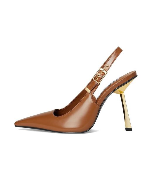 Steve Madden Brown Divine High Heels, Leather/Rubber