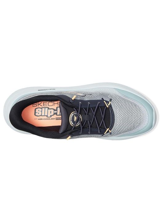 Skechers Blue Go Walk Max Cushioning Hyper Burst Zoltar Hands Free Slip-In Walking Shoes 8 D for men