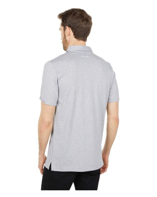 travis mathew grey polo