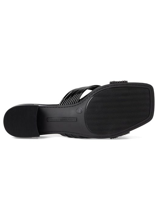Tommy Hilfiger Black Philie Dress Sandals, Synthetic