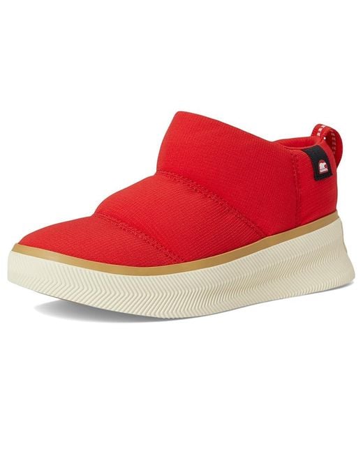 Sorel Red Out N About Iv Mini Puffy Boots Bright/Honey 9 B
