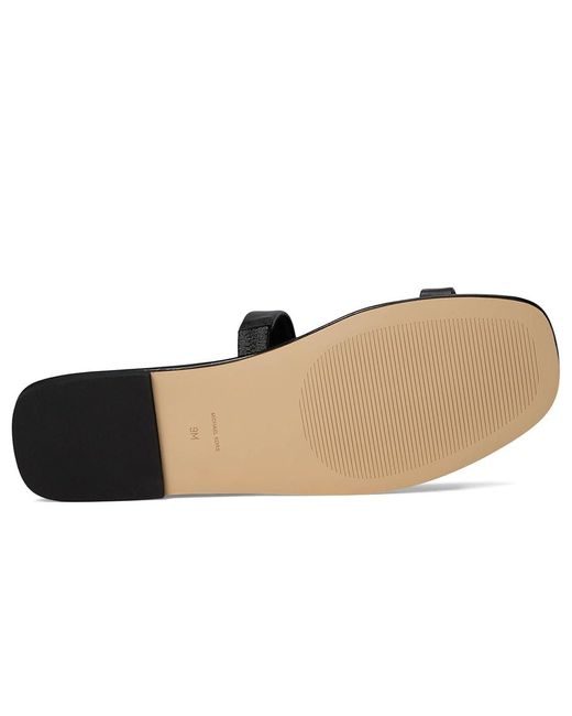 MICHAEL Michael Kors Black Jaida Flat Sandal