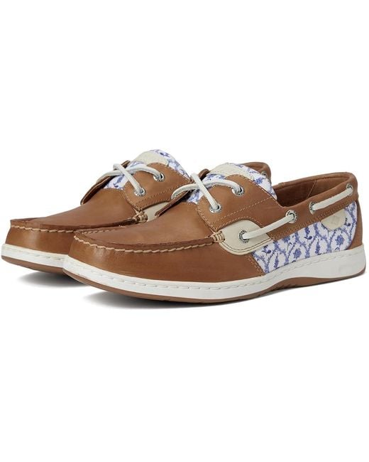Sperry Top-Sider Black Bluefish 2 Eye Flat Shoes 7 M (B) Leather