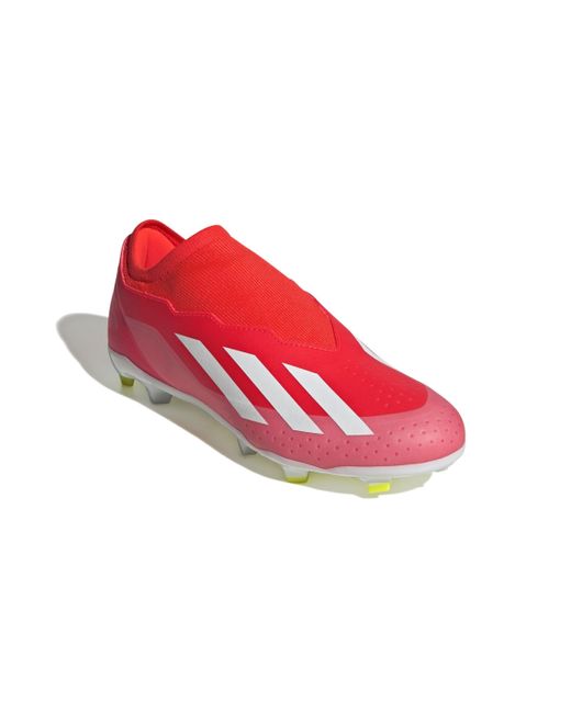 Adidas Red X Crazyfast League Laceless Firm Ground