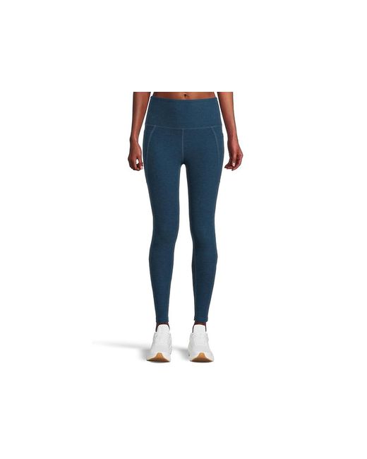 Beyond Yoga Black Spacedye Out Of Pocket High-Waisted Midi Legging Casual Pants
