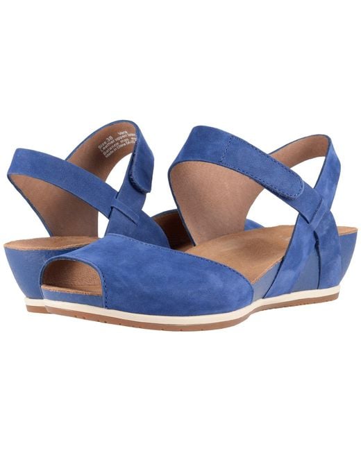Dansko Blue Vera (oyster Milled Nubuck) Women's Shoes