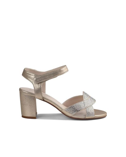 Touch Ups Metallic Cam (Champagne) Sandals