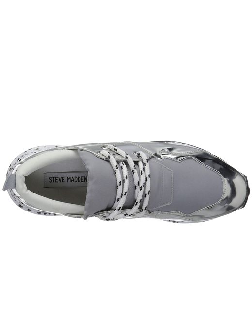 metallic steve madden sneakers