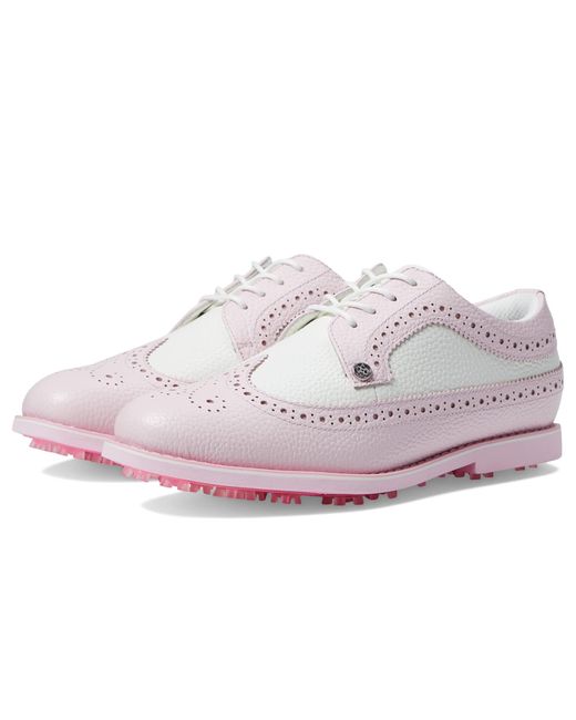 G/FORE Pink Longwing Gallivanter Golf Shoes