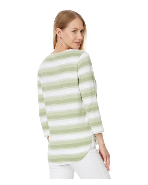 Tommy Bahama Green Ashby Isles Ombre Stripe Tee