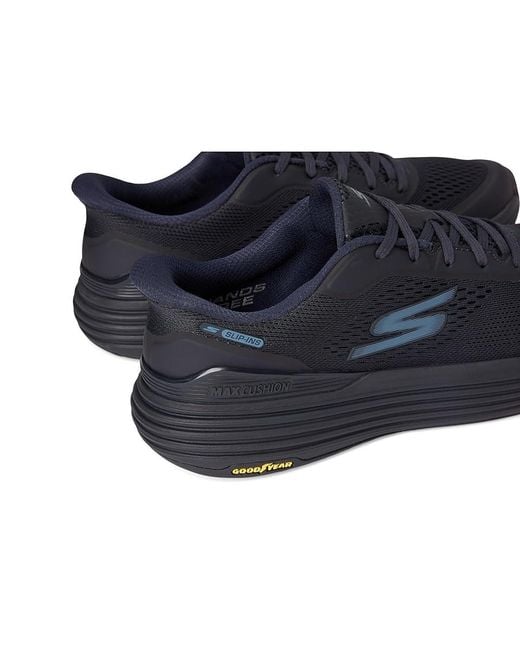 Skechers Blue Max Cushioning Suspension Chrone Hands Free Slip-Ins Shoes 8 B