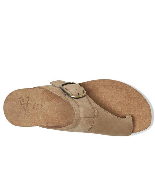 Dansko Brown Rylee Sandals, Suede
