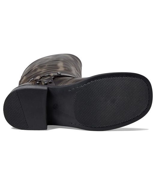 Steve Madden Black Rocky Boot Shoes, Leather