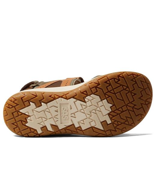 SAS Brown Embark Adjustable Comfort Sport Sandal (Live Oak) Sandals