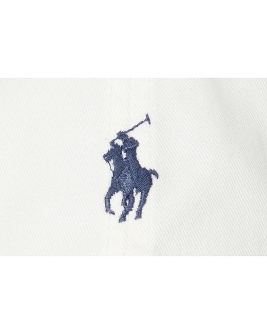 Polo Ralph Lauren White Cotton Chino Ball Cap Caps for men