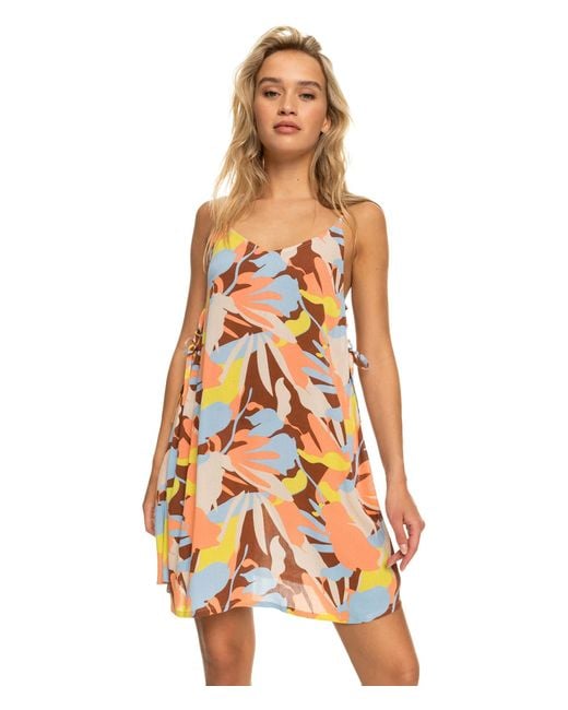 Roxy Beachy Vibes Coverup Dress in White Lyst