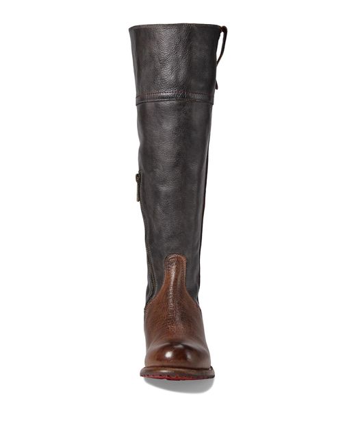 Bed Stu Jacqueline Wide Calf in Brown Lyst