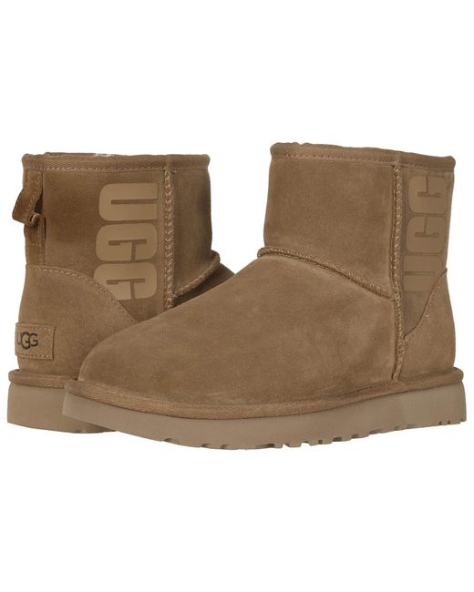 uggs with logo all over